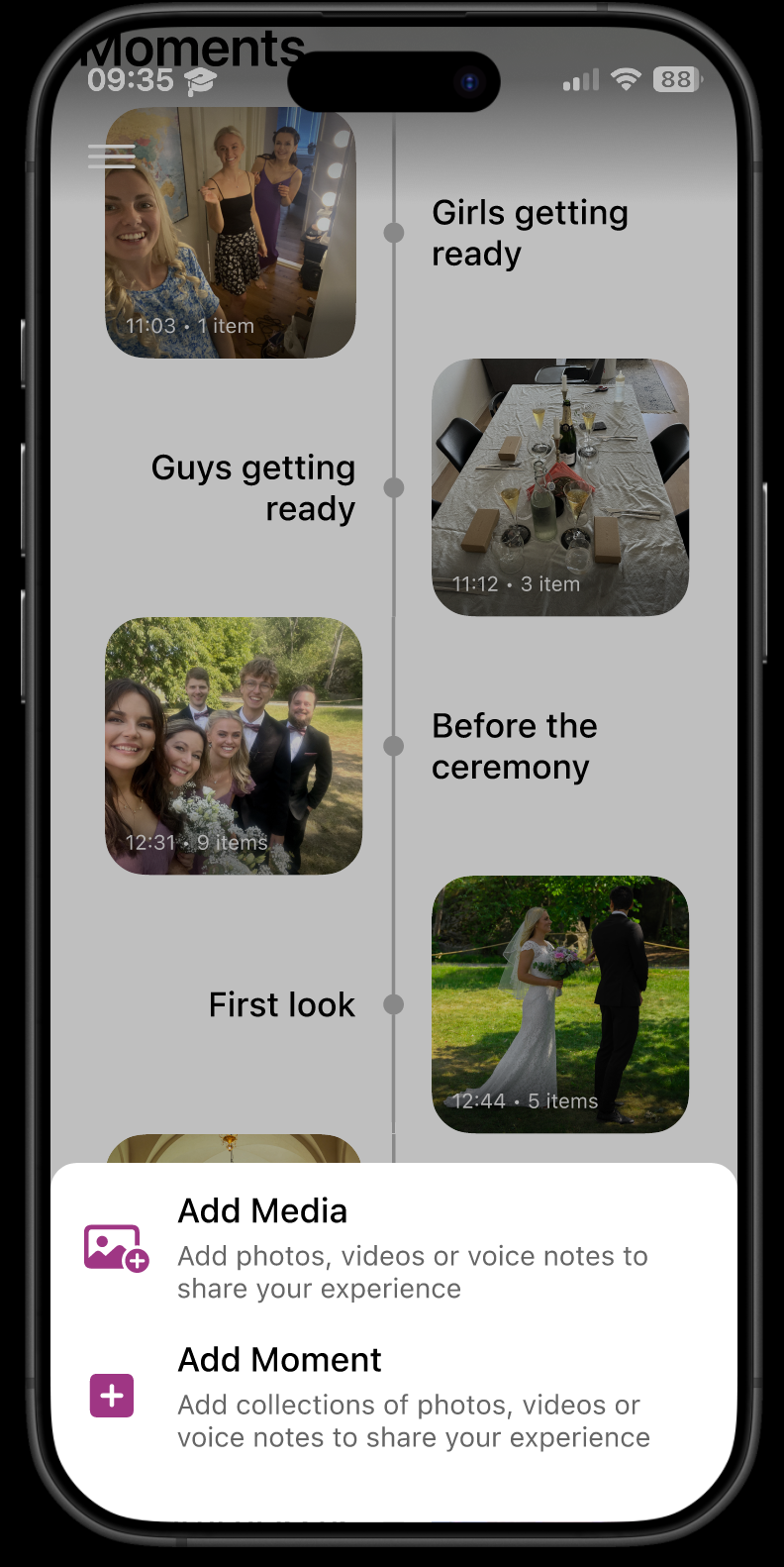 婚礼记忆共创App